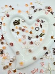 Vintage Steampunk Metal Charm Nail Mix