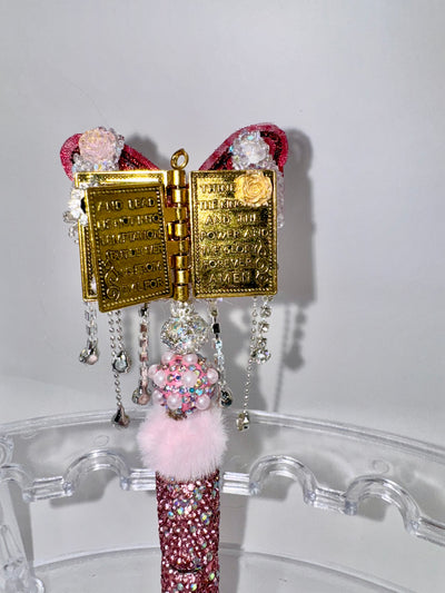 Bible Red Butterfly Pen