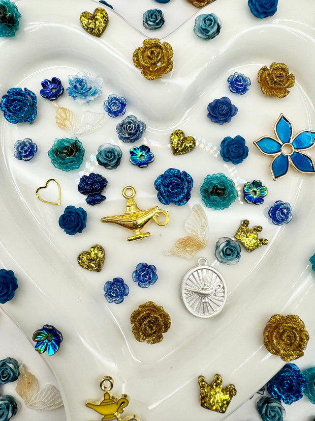 3 Wishes Metal Nail Charm Mix