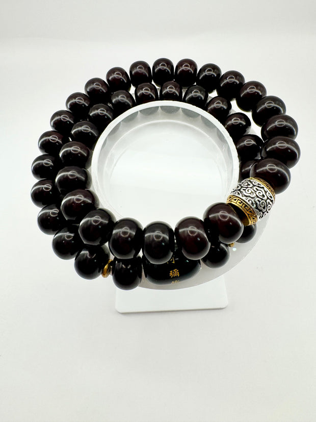 Bodhi Darkest Cherry Double Bangle