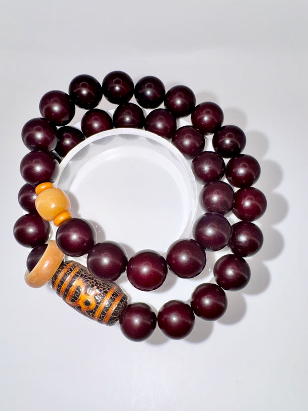 Bodhi Cherry Double Bangle