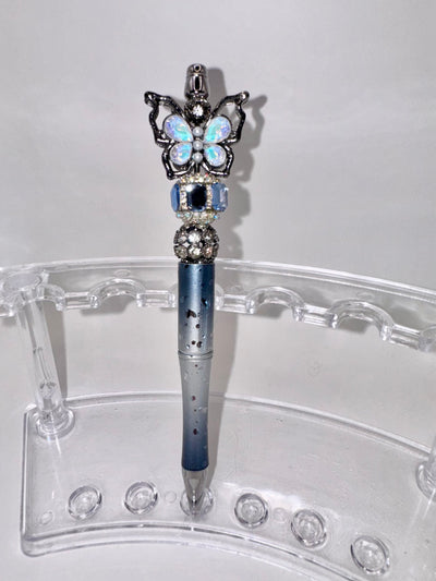 Navy Prism Butterfly Pen
