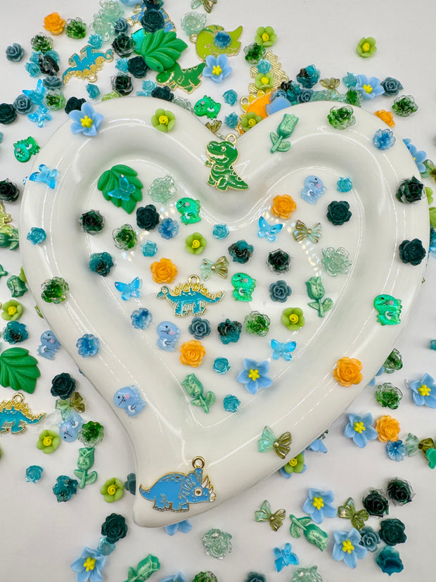 Dinosaur Roar Metal Mix Nail Charms