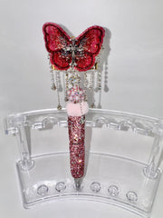 Bible Red Butterfly Pen