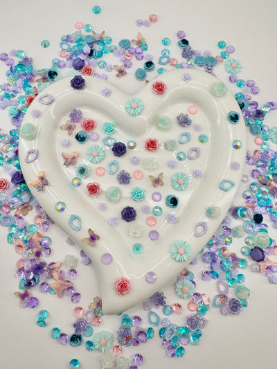 Flutter Rose Nail Charms