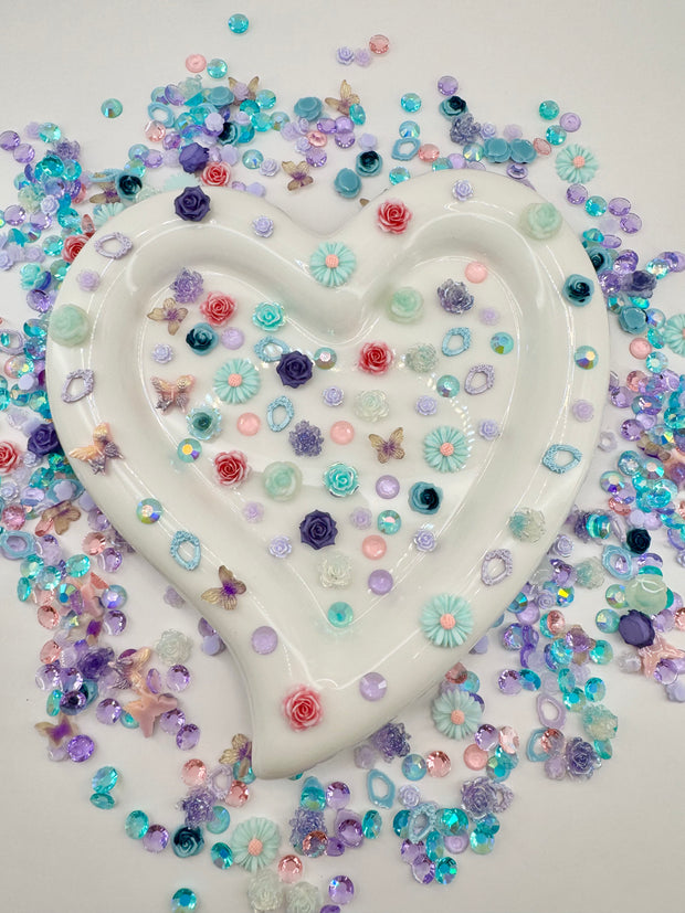 Flutter Rose Nail Charms