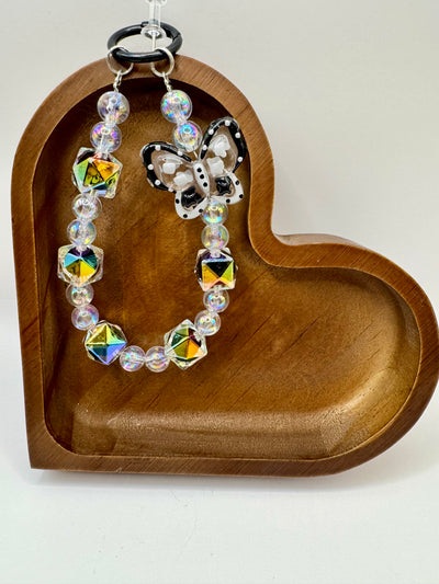 Black butterfly Keychain