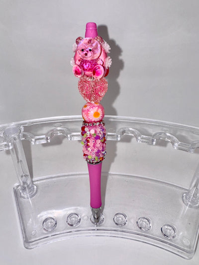 Fuchsia Teddy Pen
